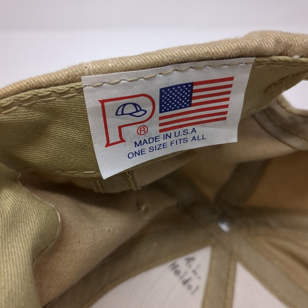 Can Do! Snapback Hat Brown One Size Embroidered Adjustable 6 Panel - Picture 10 of 10